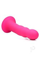 Squeeze-it Squeezable Wavy 7.2in Dildo - Pink