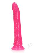 Realrock Slim Glow In The Dark Dildo With Suction Cup 9in -...